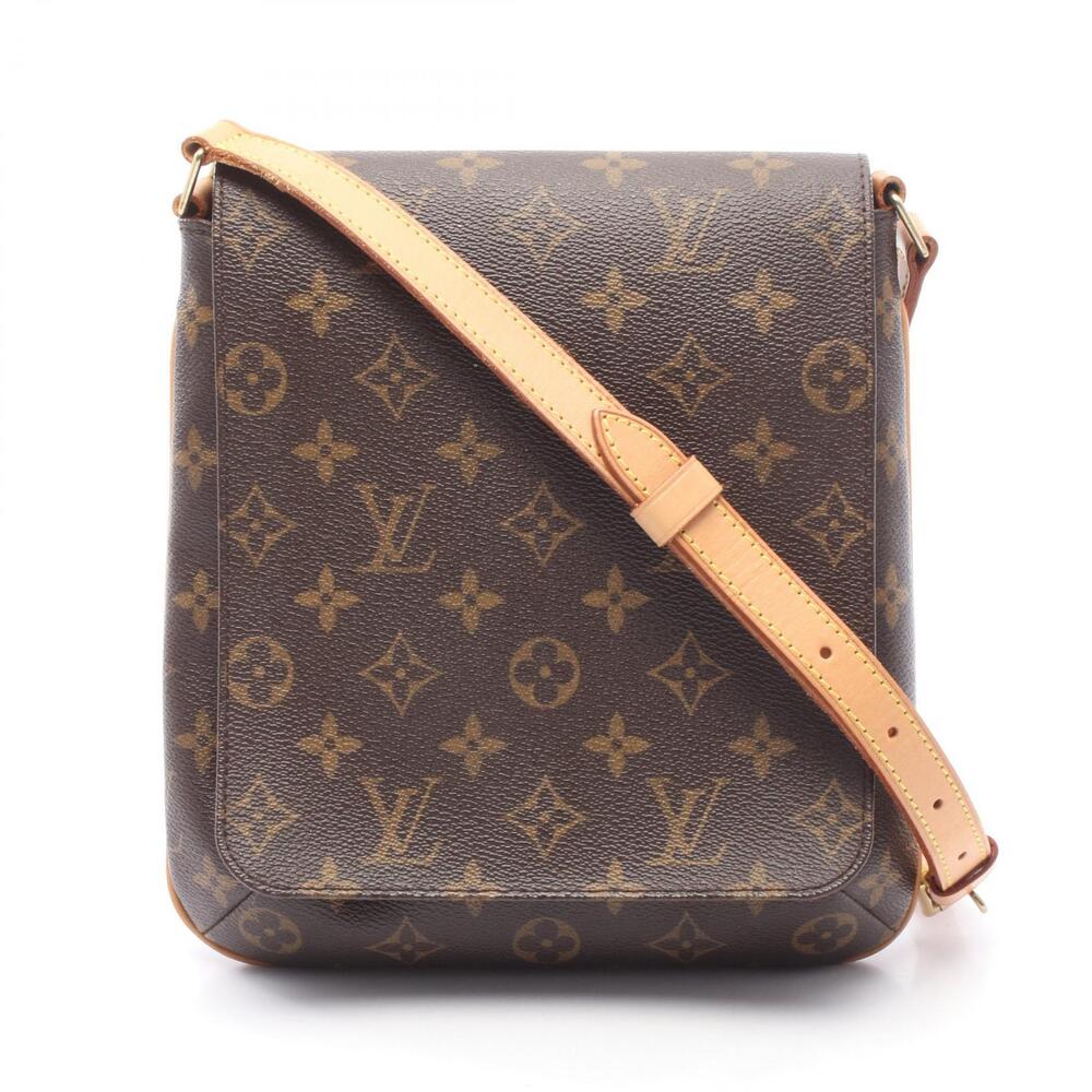 Louis Vuitton Musette Salsa Long Strap Shoulder Bag Canvas Leather Monogram